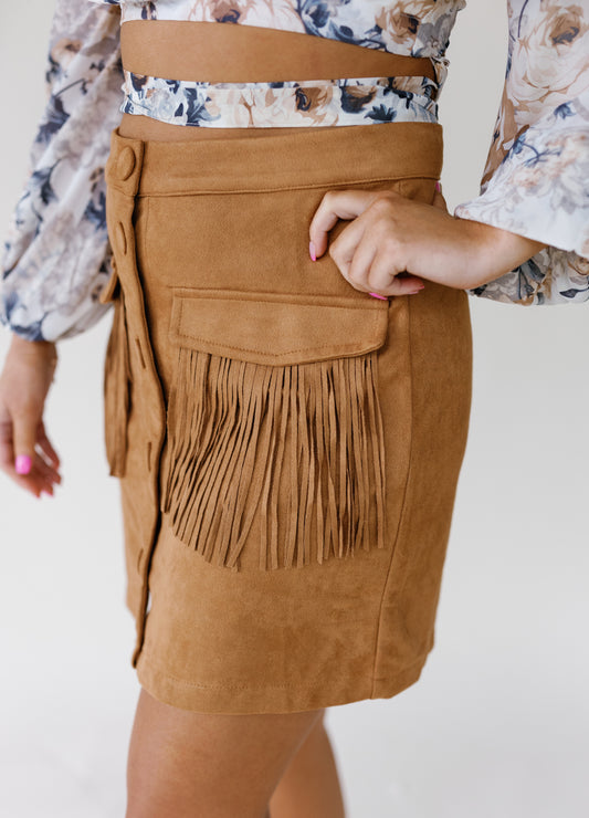Wild, Wild West Fringe Skirt